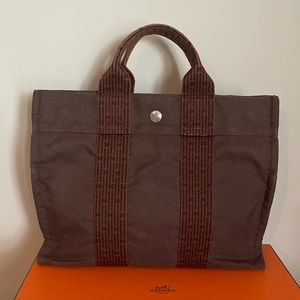 Authentic Hermès canvas bag